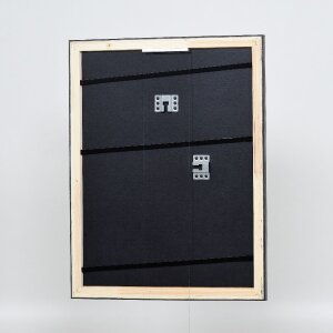 Фоторамка Effect из дерева профиль 40 Платина 50x50 см с музейным стеклом