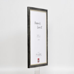 Фоторамка Effect из дерева профиль 40 Платина 50x50 см с музейным стеклом