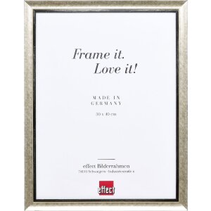 Ефект дерев’яний фоторамка профіль 40 срібло...