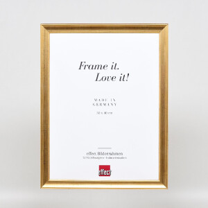 Фоторамка Effect из дерева антик-золото 15x20 см с музейным стеклом