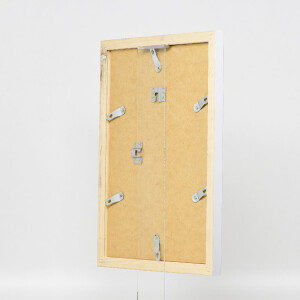 Фоторамка Effect из дерева, профиль 41, серебро, 18x32 см, музеевое стекло