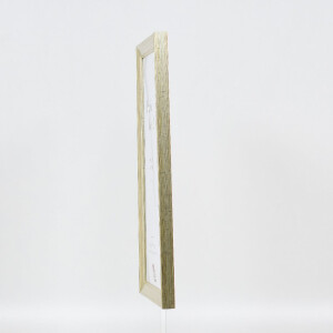 Фоторамка Effect из дерева, антиксеребро, 18x32 см, музейное стекло