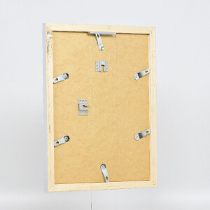 Фоторамка Effect из дерева, профиль 41, серебро, 20x20 см, музеевское стекло