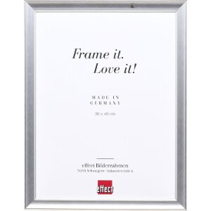 Фоторамка Effect из дерева, профиль 41, серебро, 29,7x42...