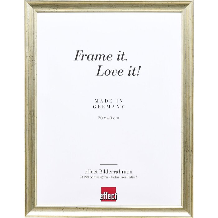 Фоторамка Effect из дерева Profil 41 Антик-серебро 50x65 см