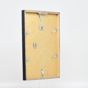 Фоторамка Effect из дерева, профиль 42, музеев стекло антрацит, 10x10 см