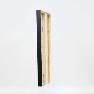 Фоторамка Effect из дерева, профиль 42, музеев стекло антрацит, 10x10 см