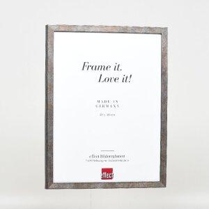 Фоторамка Effect из дерева, профиль 42, музеев стекло антрацит, 10x10 см