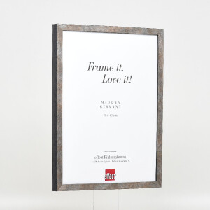 Фоторамка effect из дерева с профилем 42, антрацит, 13x13 см