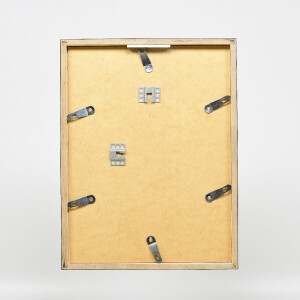 Фоторамка Effect из дерева с профилем 42, музеевое стекло, антрацит, 20x20 см