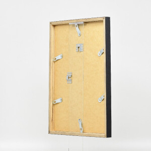 Фоторамка Effect из дерева с профилем 42, музеевское стекло антрацит, 23x70 см