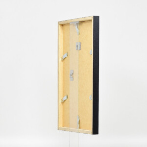 Фоторамка Effect с деревянным профилем 42, музеевское стекло, серебро