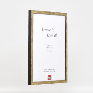 Фоторамка Effect из дерева, профиль 42, музейное стекло антик-золото 30x40 см