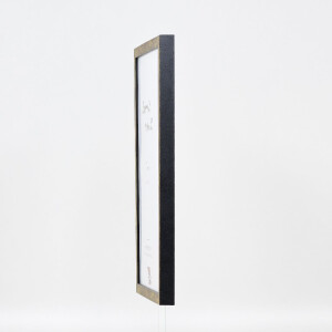 Фоторамка Effect из дерева с деревянным профилем 42, антик-золото, 40x40 см