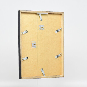 Фоторамка Effect из дерева с профилем 42, музейное стекло, антрацит, 60x60 см