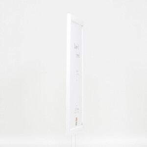 Фоторамка Effect из дерева профиль 43 белая глянцевая 10x10 см музейное стекло