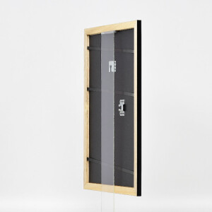 Фоторамка Effect из дерева, профиль 43, черная глянцевая, 13x18 см