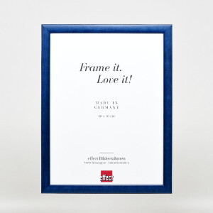 Фоторамка Effect из дерева профиль 43 royalblau 15x20 см с музеинским стеклом