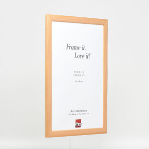 Фоторамка Effect из дерева профиль 43 натуральный 20x20 см музеевское стекло