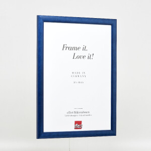 Фоторамка Effect из дерева, профиль 43, royalblau, 21x29,7 см, музеевое стекло