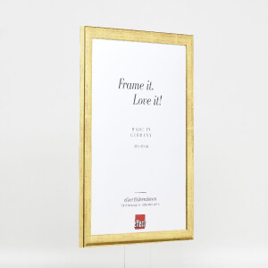 Фоторамка Effect из дерева, золотая, 23x70 см, музейное стекло