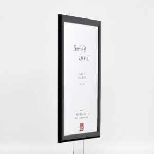 Фоторамка Effect из дерева, профиль 43, черная глянцевая, 25x35 см, музеевское стекло