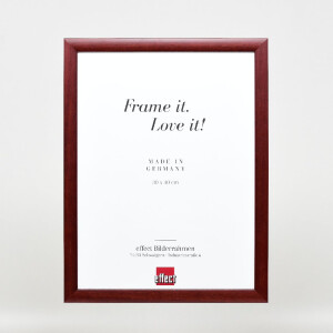 Фоторамка Effect из дерева профиль 43, красная, 25x70 см, музейное стекло