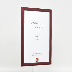 Фоторамка effect из дерева профиль 43 красная 28x35 см с музеевым стеклом