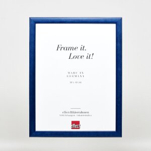 Фоторамка Effect из дерева профиль 43 royalblau 30x30 см с музейным стеклом