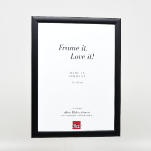 Фоторамка Effect из дерева, профиль 43, черная, 35x100 см, музеяльное стекло