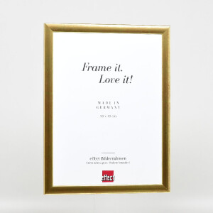 Фоторамка Effect из дерева, профиль 43, золотая, 45x60 см, музеевское стекло