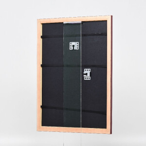 Фоторамка Effect из дерева, профиль 43, красная, 45x80 см, музейное стекло