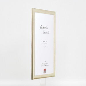 Фоторамка Effect из дерева профиль 43, серебристая, 50x75 см, музейное стекло