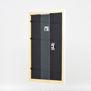 Фоторамка Effect из дерева профиль 43 белый глянец 50x75 см