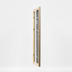 Фоторамка Effect из дерева, профиль 43, серебристая, 60x60 см, музеевое стекло