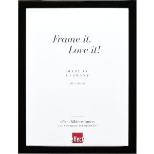 Фоторамка Effect из дерева, профиль 43, черная глянцевая...