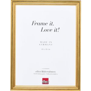 Фоторамка Effect из дерева, профиль 44, золотой, 30x30...