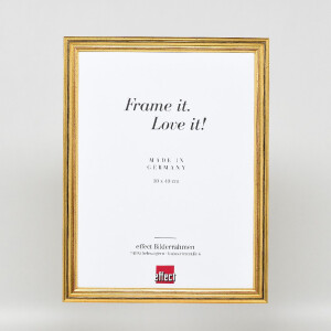 Фоторамка Effect из дерева профиль 44 золото 40x50 см с музея́льным стеклом