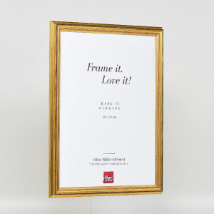 Фоторамка из дерева с музеем стеклом, профиль 44, золото, 45x60 см