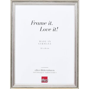 Фоторамка Effect деревянная профиль 44 серебро 50x60 см...