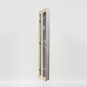 Фоторамка Effect из дерева Профиль 44 серебристая 59,4x84,1 см с музейным стеклом