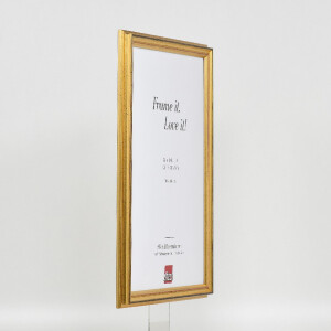 Фоторамка Effect из дерева профиль 44 золотой 10,5x14,8 см с музе́йным стеклом