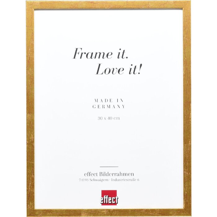 Фоторамка Effect из массива дерева профиль 51 антикзолото 35x50 см музеальное стекло