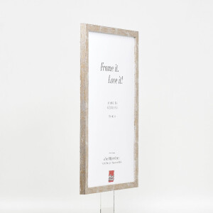 Фоторамка Effect из массива дерева, антик-серебро, 50x50 см, музеальное стекло