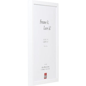 Фоторамка effect из дерева профиль 58 белая 20x25 см с музеем стеклом