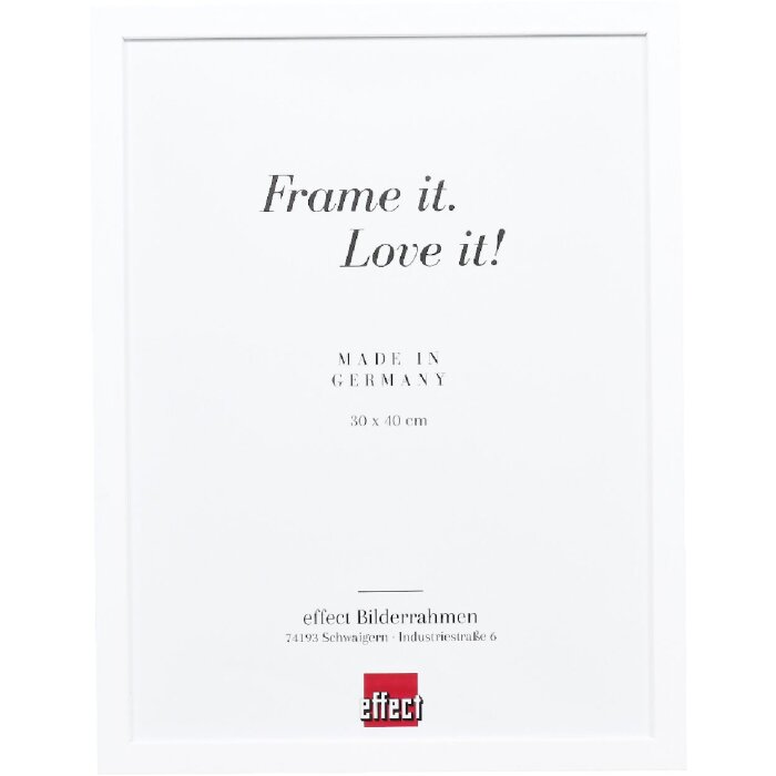 Деревяний рама Profil 58 білий 23x70 см з музеєм склом