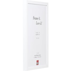 Деревяний рама Profil 58 білий 23x70 см з музеєм склом