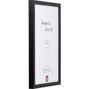 Фоторамка Effect из дерева, профиль 58, черная, 50x70 см, с музейным стеклом