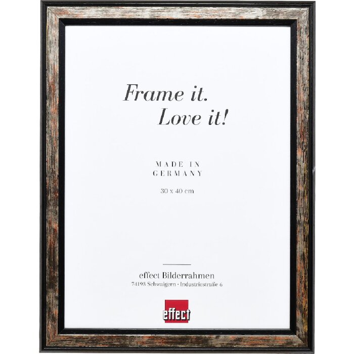 Лісова рамка Profil 64, чорна, 50x65 см, з музеєвим склом