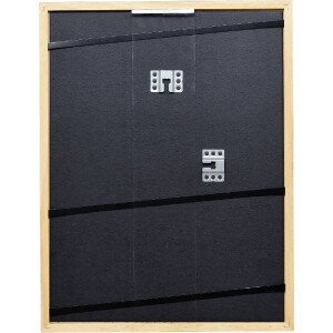 Фоторамка з натурального дерева, антик-срібло, 28x35 см, з музейним склом